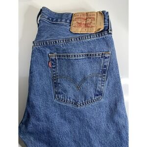 Levi's‎ 501 XX Jeans Men's 34x31.5 Blue Denim 2006  Button Fly Y2K